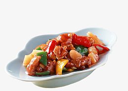 青红辣椒炒甜酸里脊咕噜肉