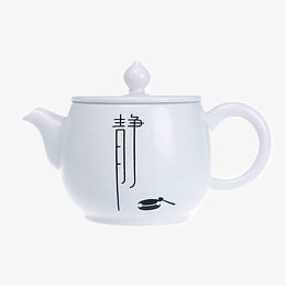 羊脂白釉功夫茶壶