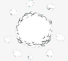 白色气泡