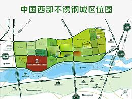 中国西部不锈钢城区位图