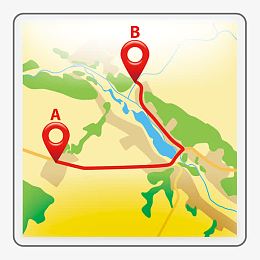 路程路线规划地图位置