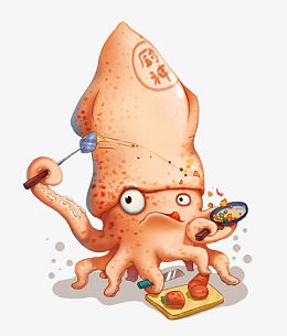 淘宝食品行业创意厨神小章鱼