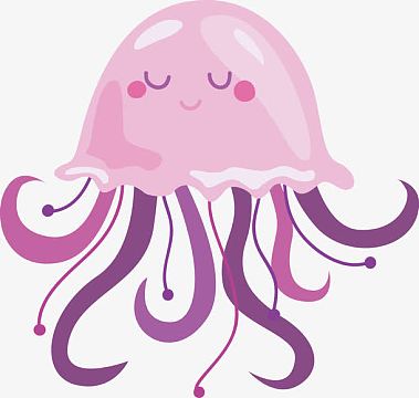 png章鱼图片png9款卡通海洋生物矢量素材png创意卡通章鱼头戴圣诞帽