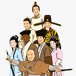 少年包青天剧组人物漫画造型