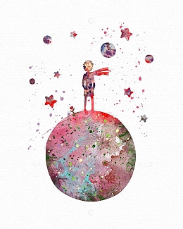 小王子插画