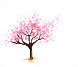 粉色桃花树