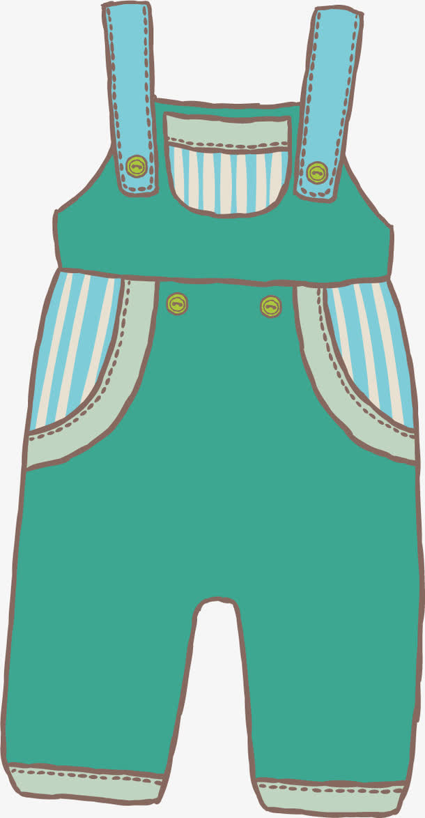 纯棉面料婴儿背带裤