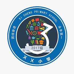圆形小学班级图案
