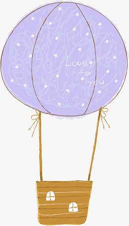 卡通热气球
