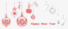 2017年新年装饰图案