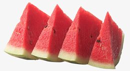 切开的红瓤西瓜