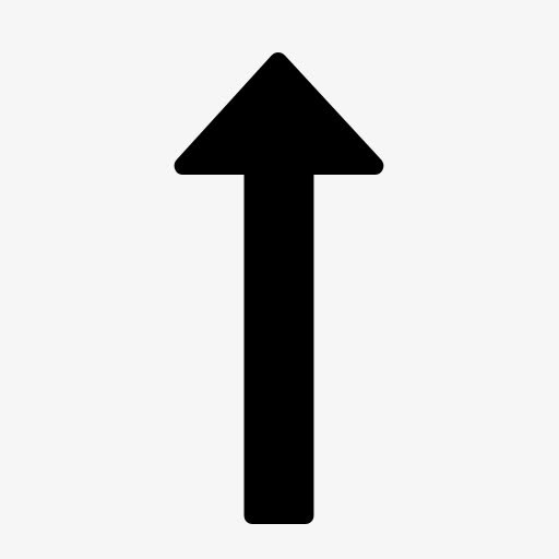 向上箭头符号图标