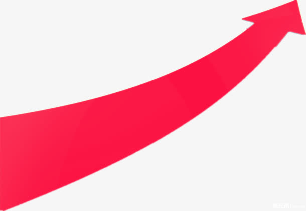 红色向上的箭头