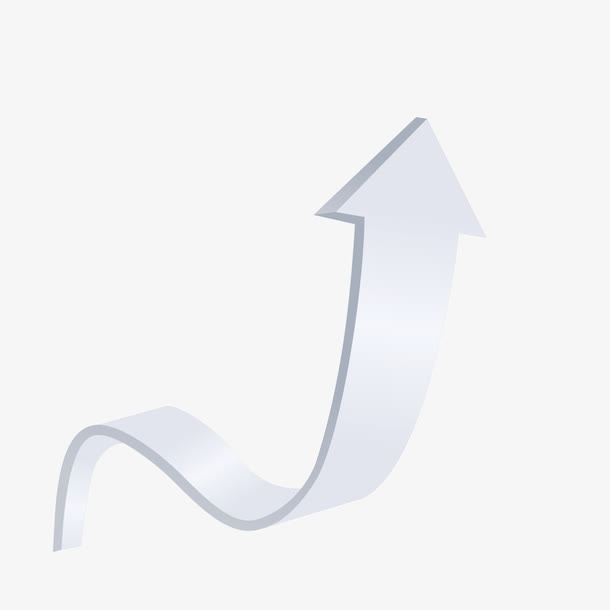 白色向上箭头素材免费下载_觅元素