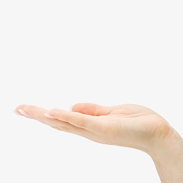 舒展开的掌心向上