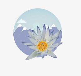 雪莲花素材_雪莲花png图片下载_觅元素