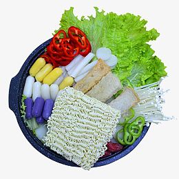 新鲜食材韩式火锅