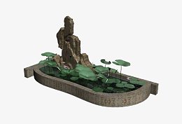 漂亮的池塘素材图片