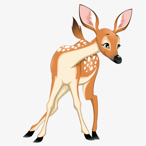 矢量梅花鹿