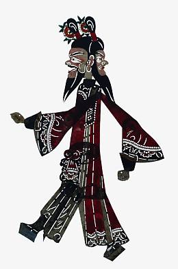 双面人皮影图片