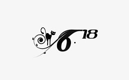 618素材艺术字体