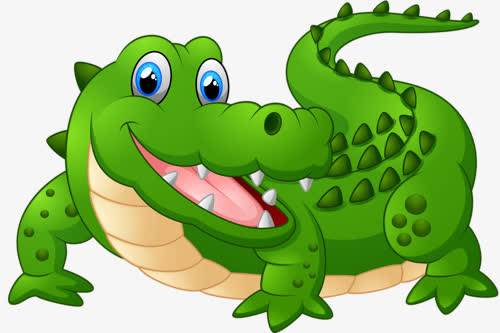 卡通鳄鱼