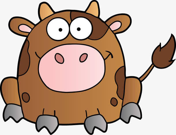 卡通牛素材