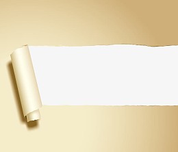 中间撕开的纸张矢量
