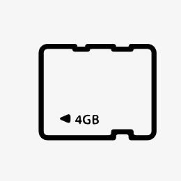 4G存储卡图标