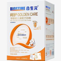 合生元呵护学龄前儿童配方奶粉4