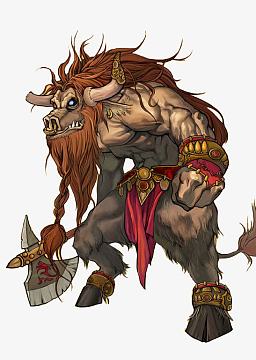 卡通游戏牛魔王