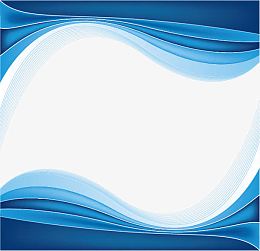 矢量蓝色边框纹理免扣素材