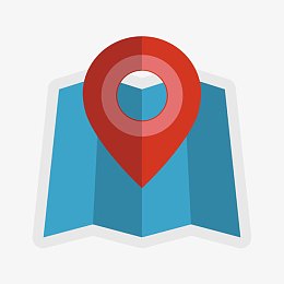 卡通地图和坐标定位