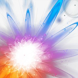 酷炫彩色放射光束矢量