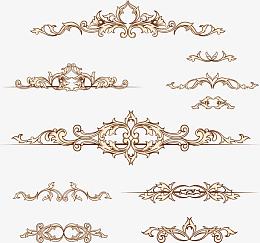 古典欧美花纹矢量