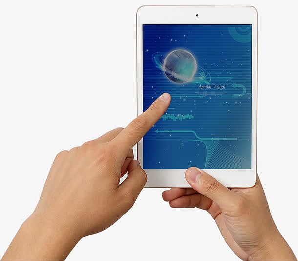 免抠iPad指感触屏科技素材