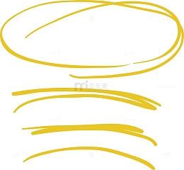 手绘涂鸦线条对话框