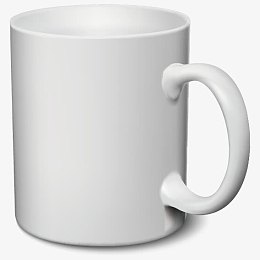 陶瓷杯子模型矢量