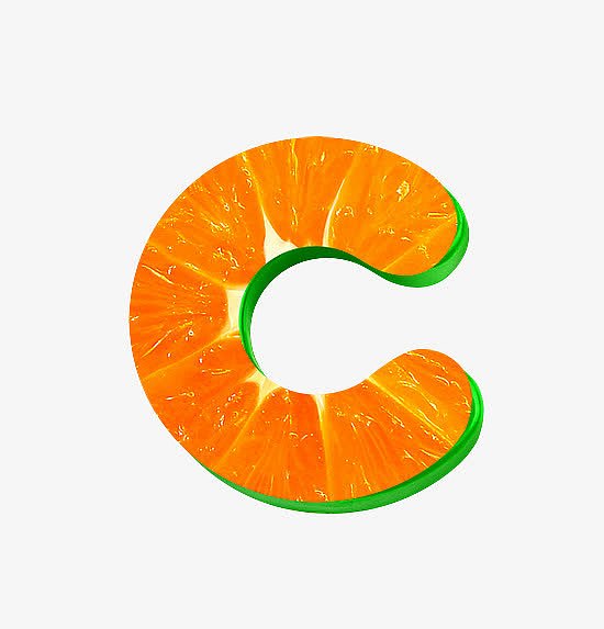 橙子字母c