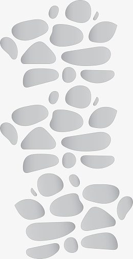 白色鹅卵石