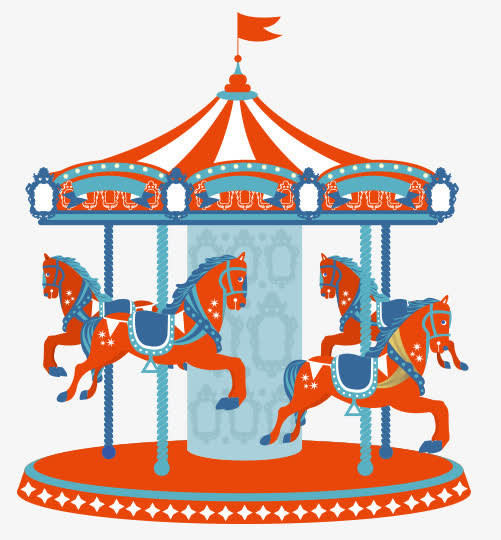 旋转木马素材免费下载_觅元素