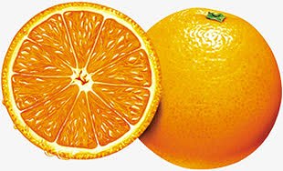 夏日水果黄色橙子