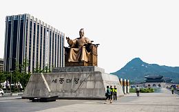 韩国光化门广场景观