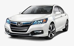 白色Honda轿车