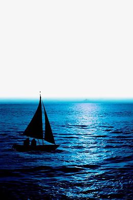 蓝色大海航行