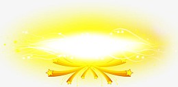 唯美精美黄色炫光背景装饰