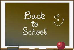 上学主题矢量素材,