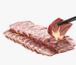 筷子夹牛腱子