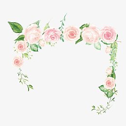 玫瑰花边框