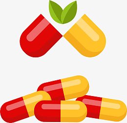 海报设计psdpngpng手绘绿色医疗药品aipngpng矢量卡通胶囊aipngpng黄